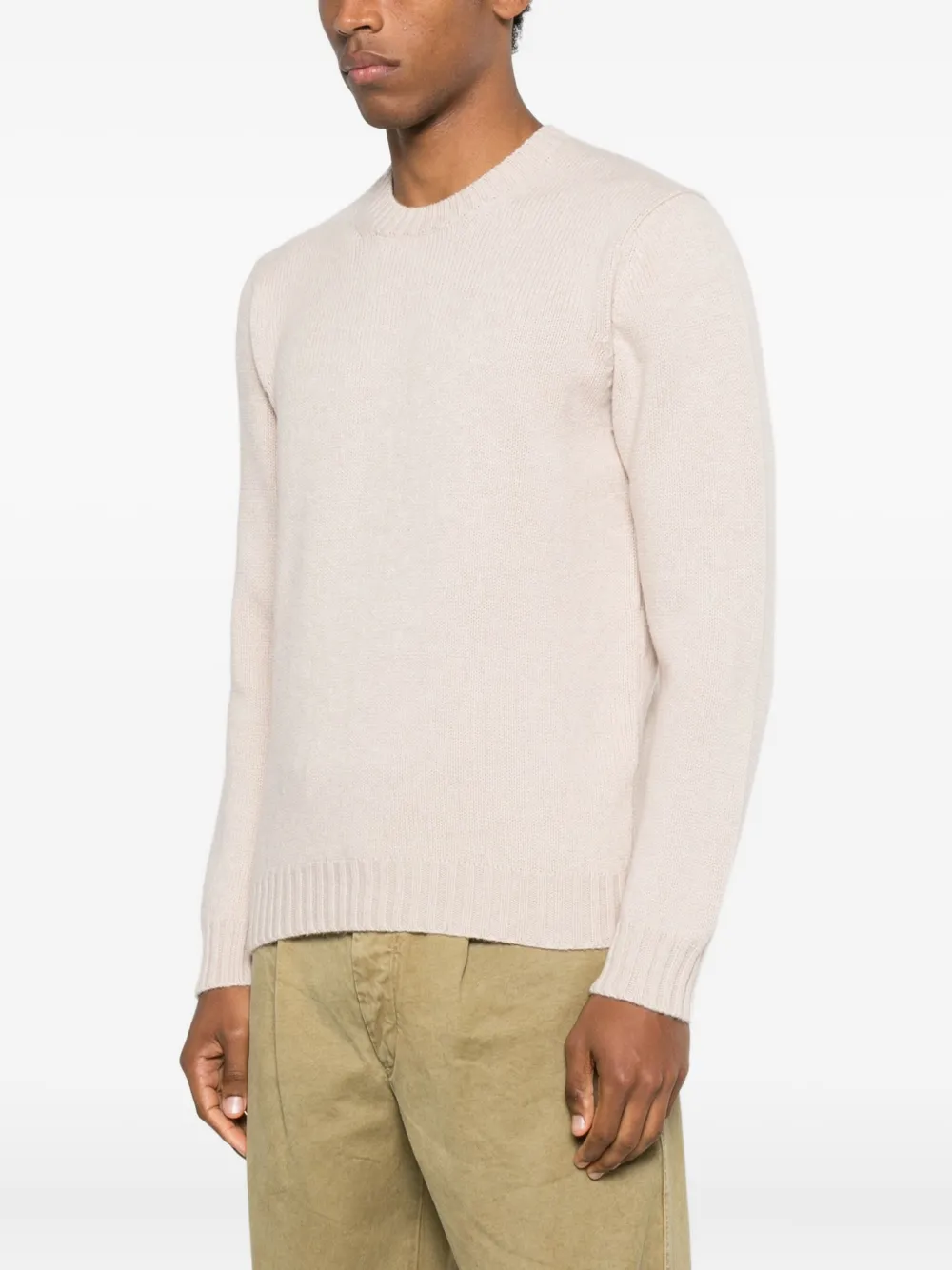 Della Ciana Crewneck Sweater In Neutral