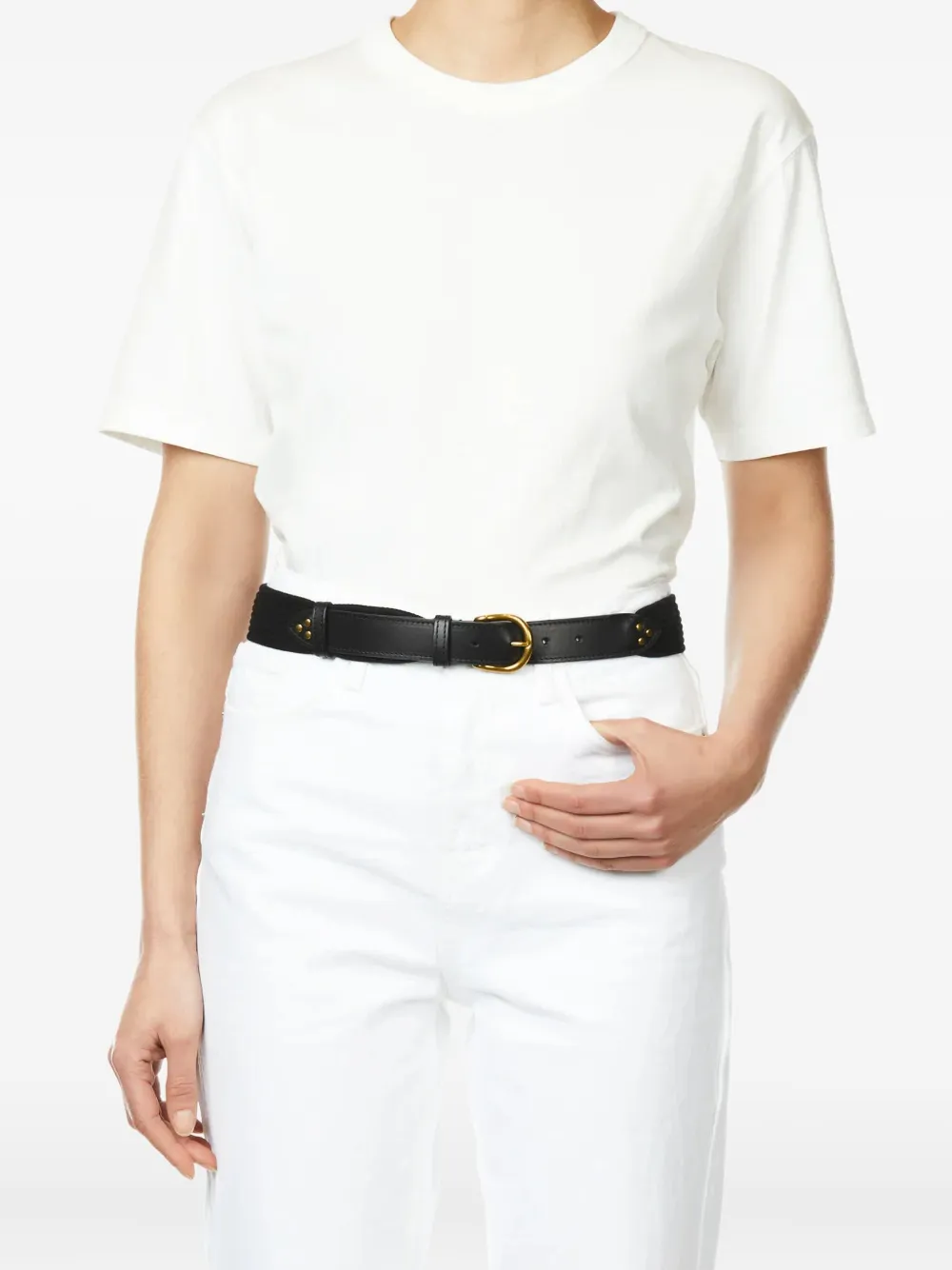 Jérôme Dreyfuss Ceinture Sangle Buckle Belt In Black