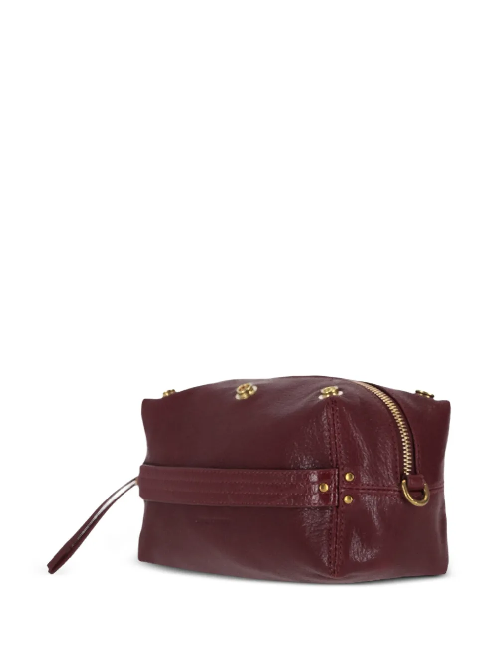 Jérôme Dreyfuss Lucky Case clutch met studs Rood