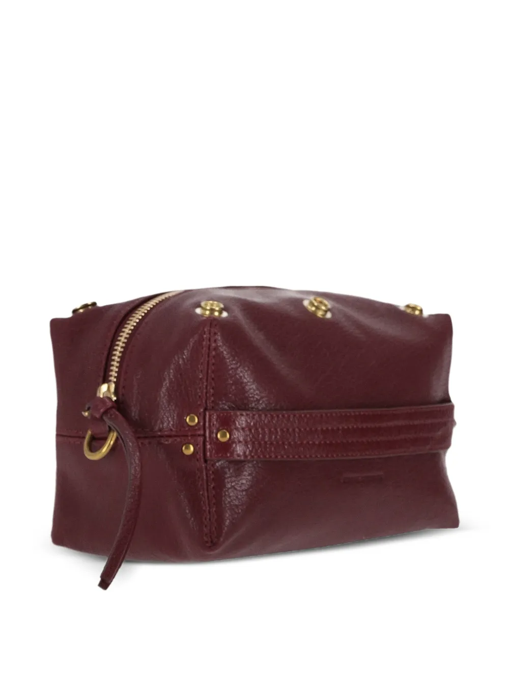 Jérôme Dreyfuss Lucky Case clutch met studs Rood