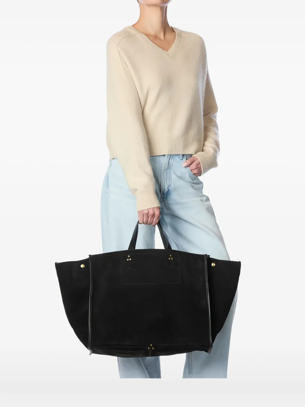 Jérôme Dreyfuss Léon L tote bag - Zwart