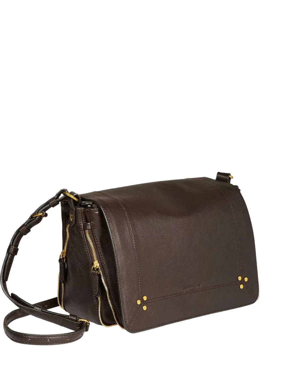 Jérôme Dreyfuss Igor Shoulder Bag Adjustable Volume In Brown
