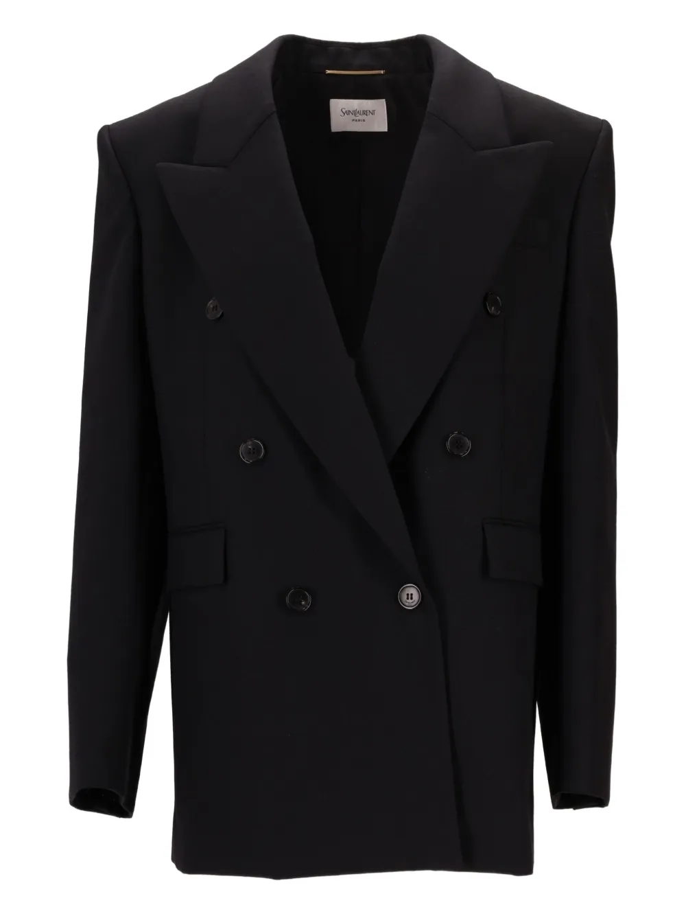 Saint Laurent blazer con doble botonadura | negro | Image 1