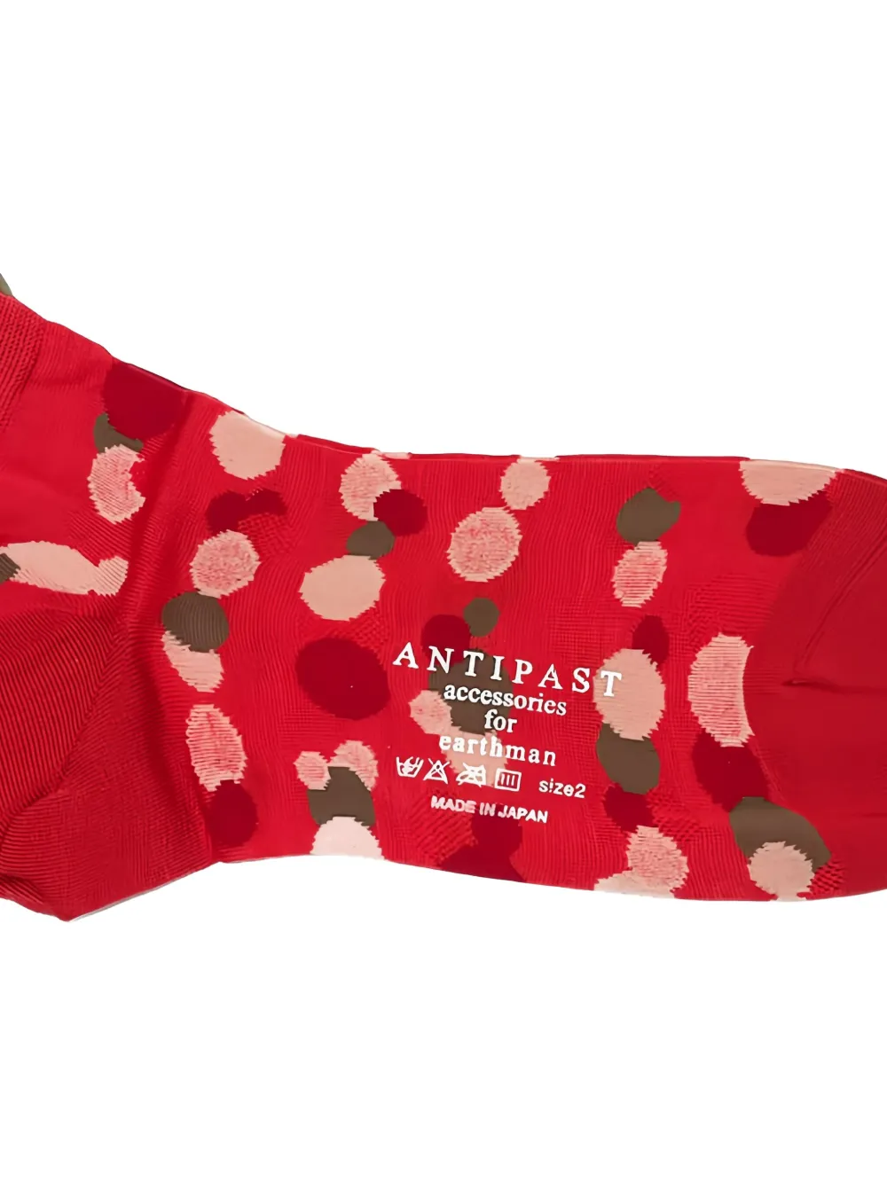  Antipast Polka-dot Short Socks - Red 