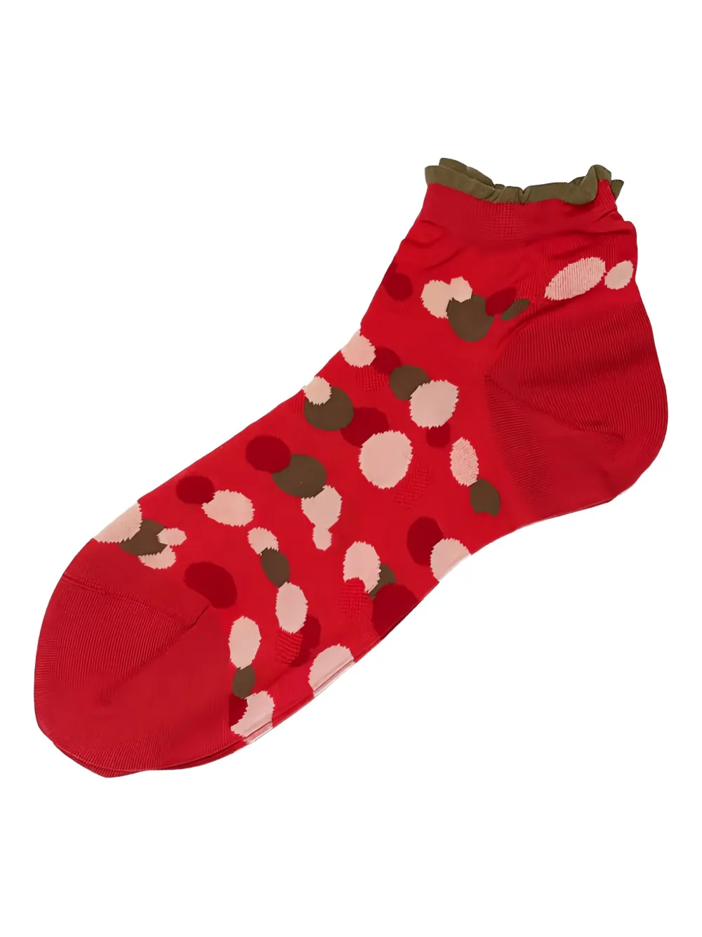  Antipast Polka-dot Short Socks - Red 