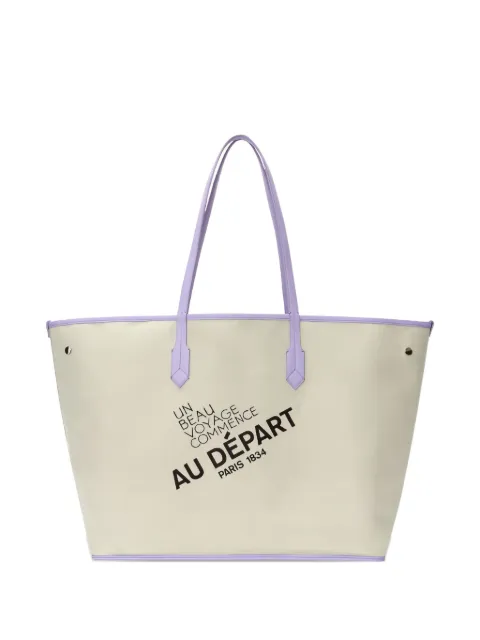 Au Départ large No.47 reversible tote bag