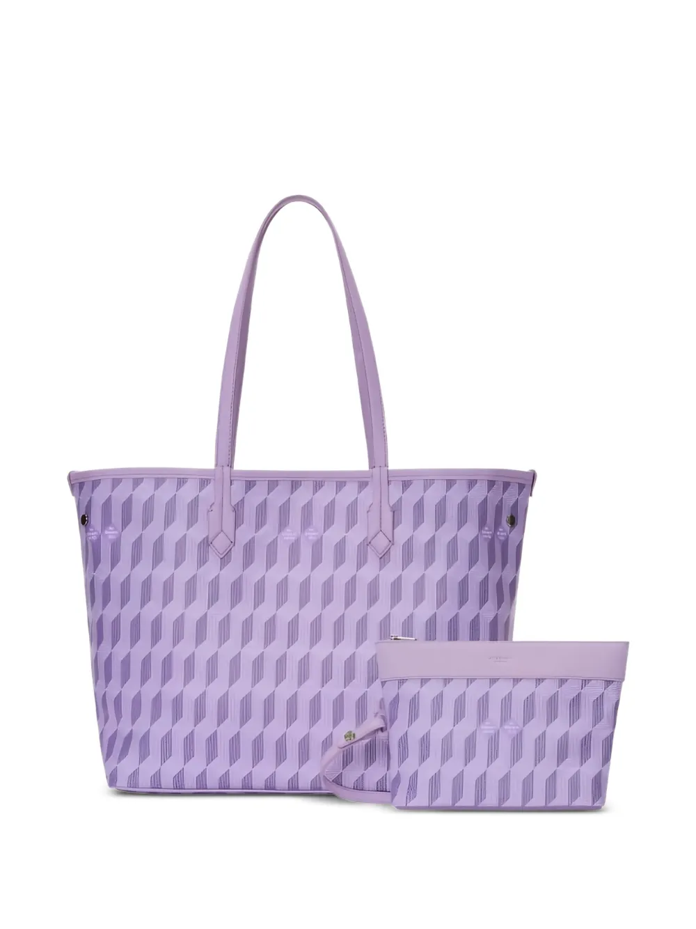 Au Départ Grote No.47 omkeerbare shopper Paars