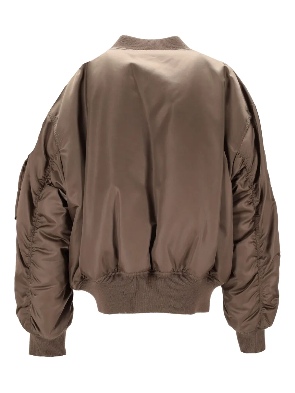 Saint Laurent ruched-detail bomber jacket | Bomber Jackets | Image 2