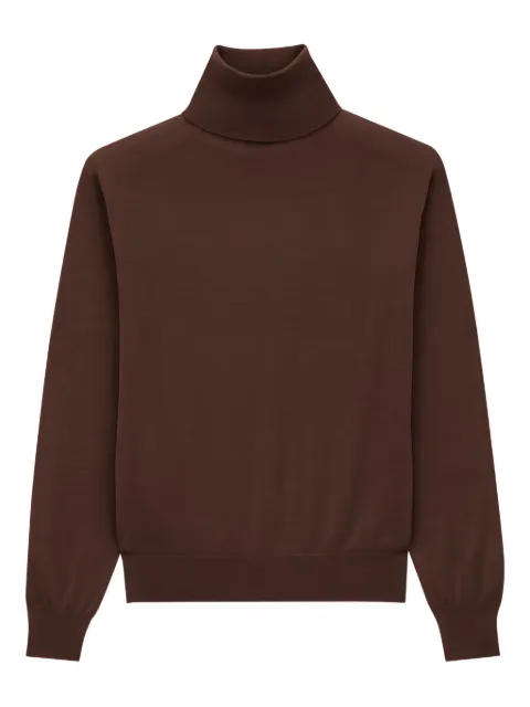 Saint Laurent suéter de cachemira con cuello vuelto