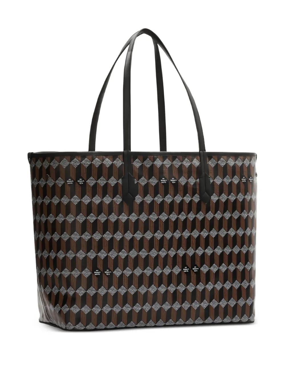 No. 55 Geometric-Print Tote Bag
