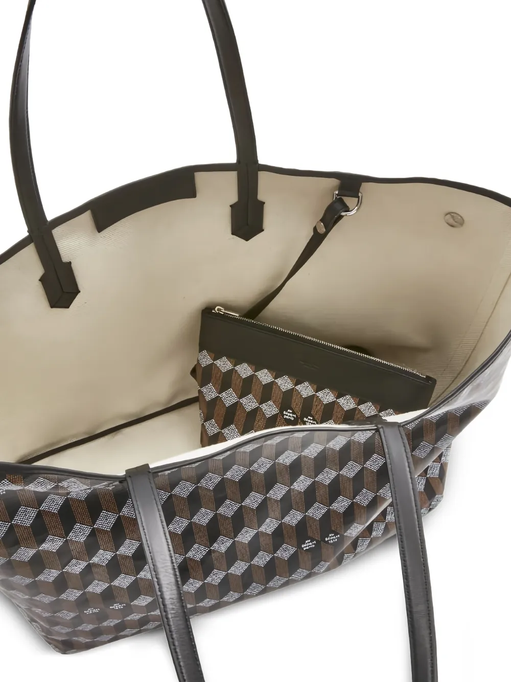 No. 55 Geometric-Print Tote Bag