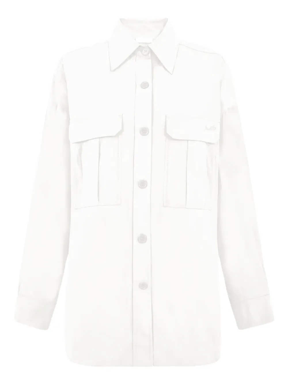 P.A.R.O.S.H. パッチポケット シャツ - ホワイト