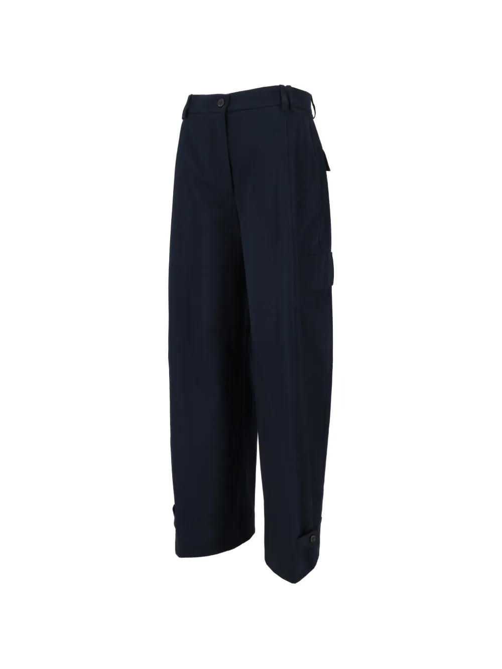 P.A.R.O.S.H. Cargo broek met knoop Blauw