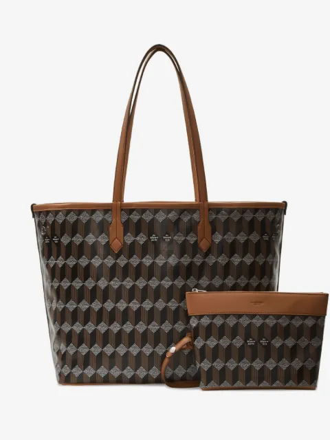 Au Départ sac cabas No.47 à imprimé géométrique