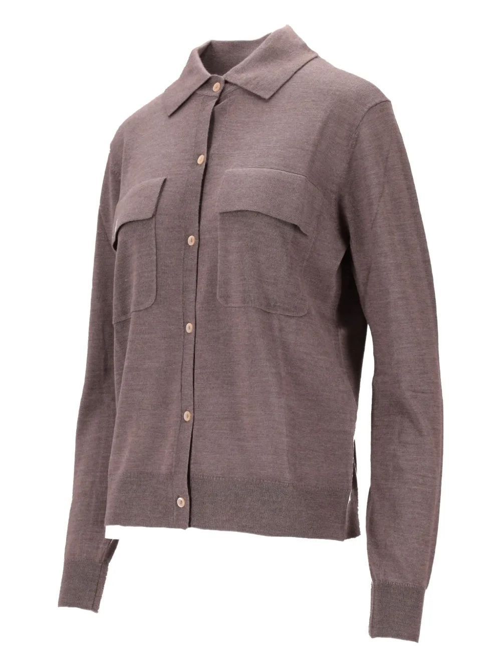 P.a.r.o.s.h Pocket Cardigan In Brown