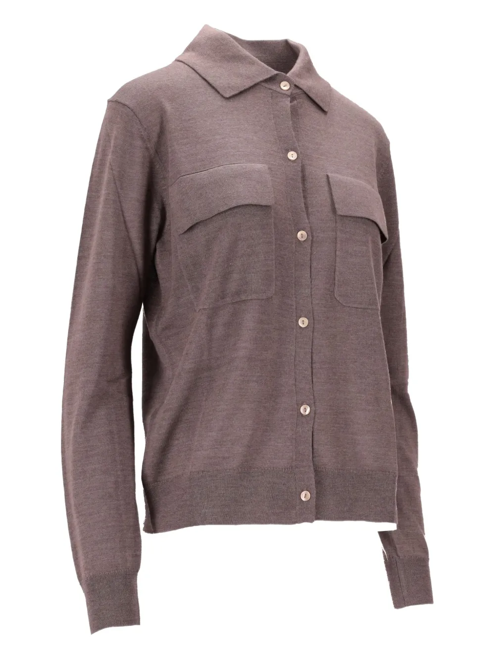 P.a.r.o.s.h Pocket Cardigan In Brown