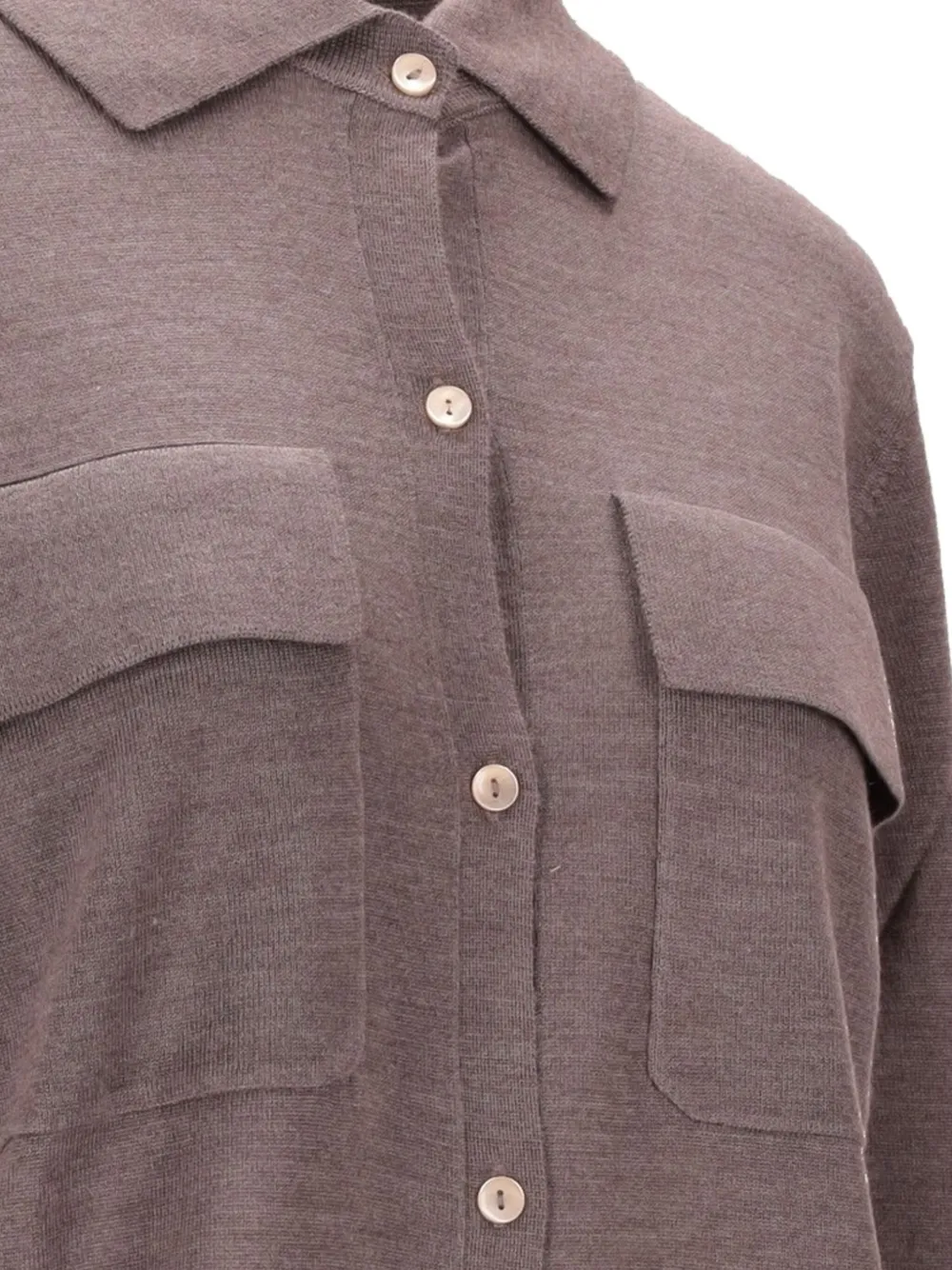 P.A.R.O.S.H. Vest met zak Bruin