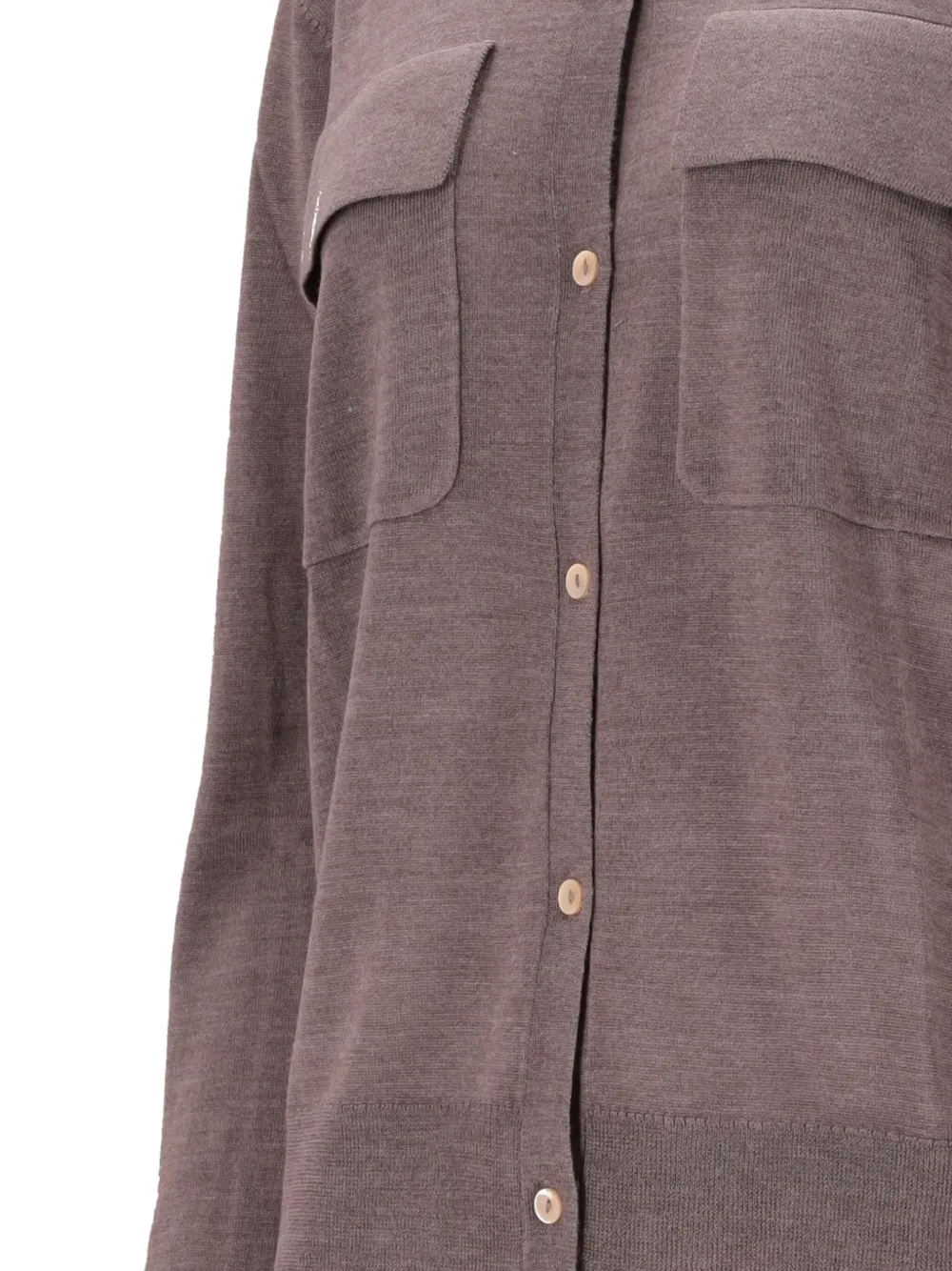 P.A.R.O.S.H. Vest met zak Bruin