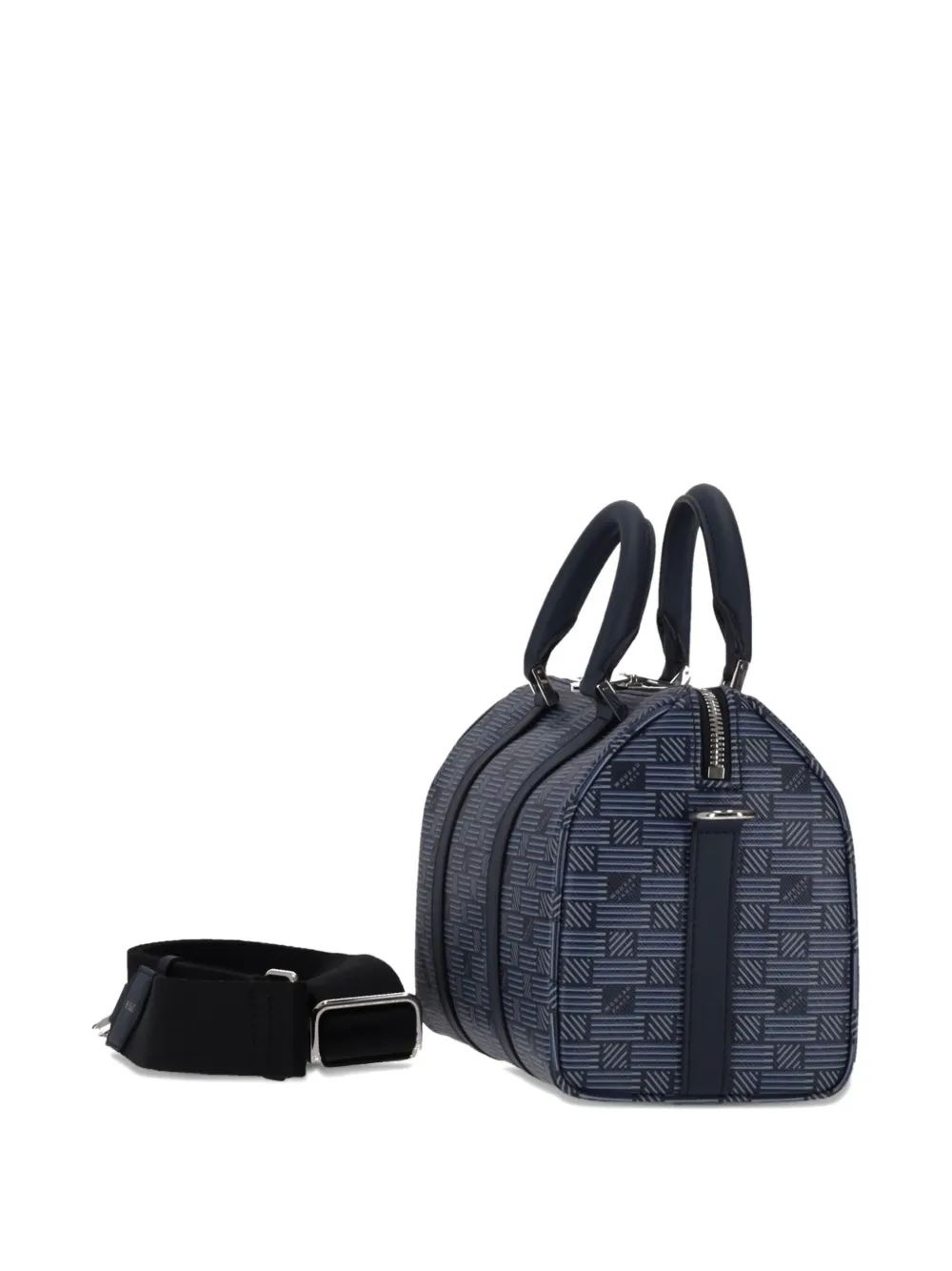 Moreau Reistas met geometrisch patroon en handgreep Blauw