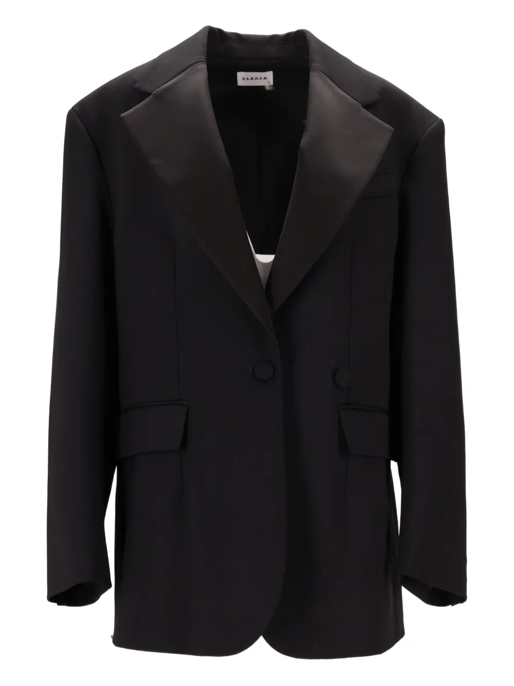P.a.r.o.s.h Notched-lapel Blazer In Blue