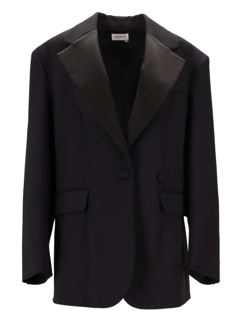 P.A.R.O.S.H. notched-lapel blazer | noir | Image 1