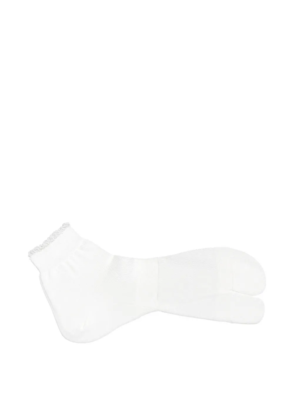 Antipast Tabi Socken aus Baumwolle - Weiß