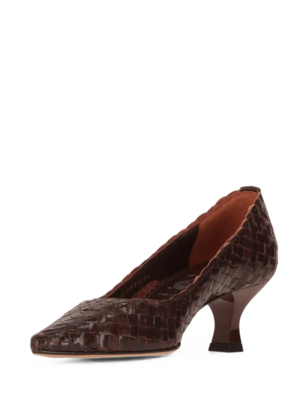 La-Rose Carol geweven pumps Bruin