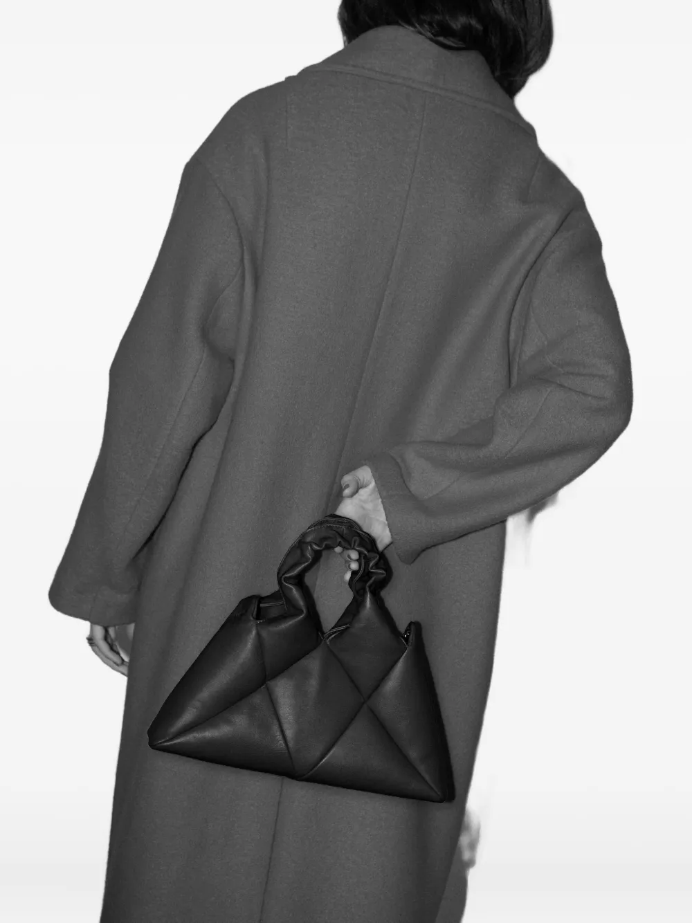 Reco Didi gewatteerde shopper met handgreep - Zwart