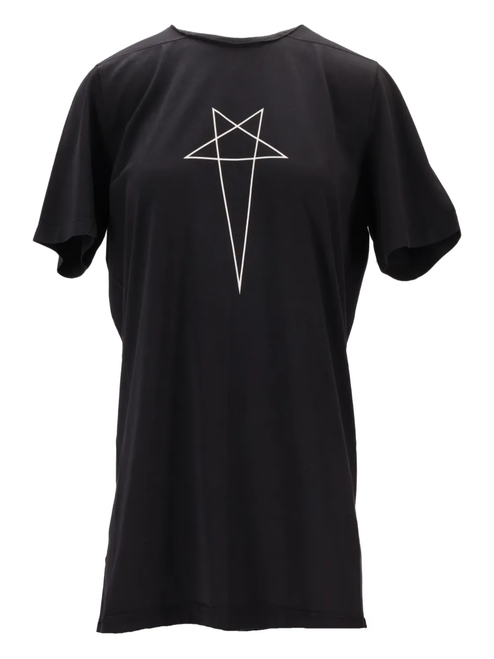Rick Owens Star-graphic T-shirt In Black