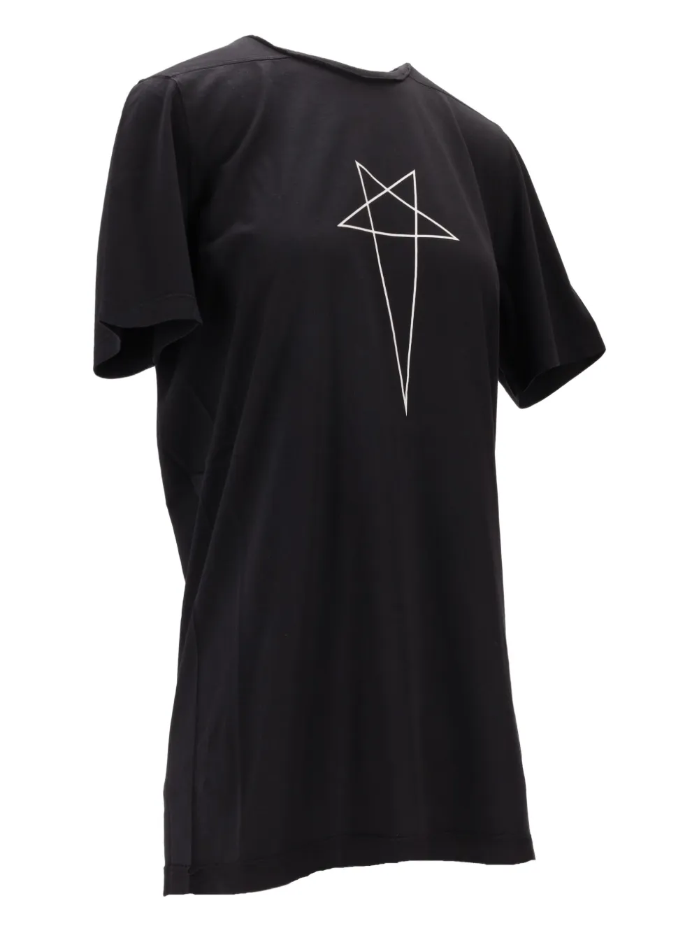 Rick Owens Star-graphic T-shirt In Black