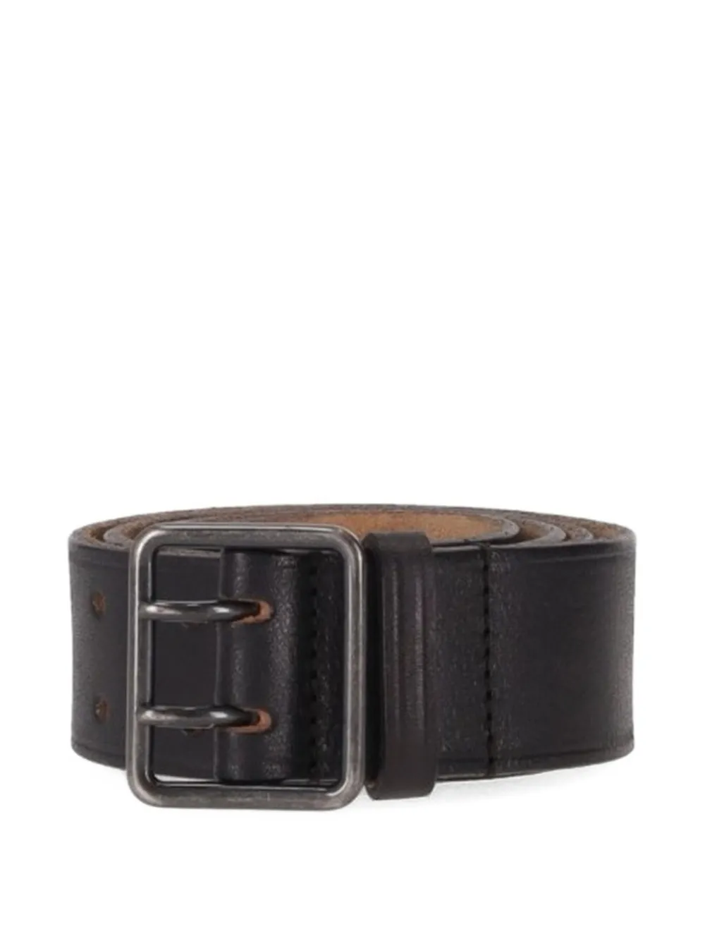 Dsquared2 Perforated Buckle Belts Smooth Finish In Brown