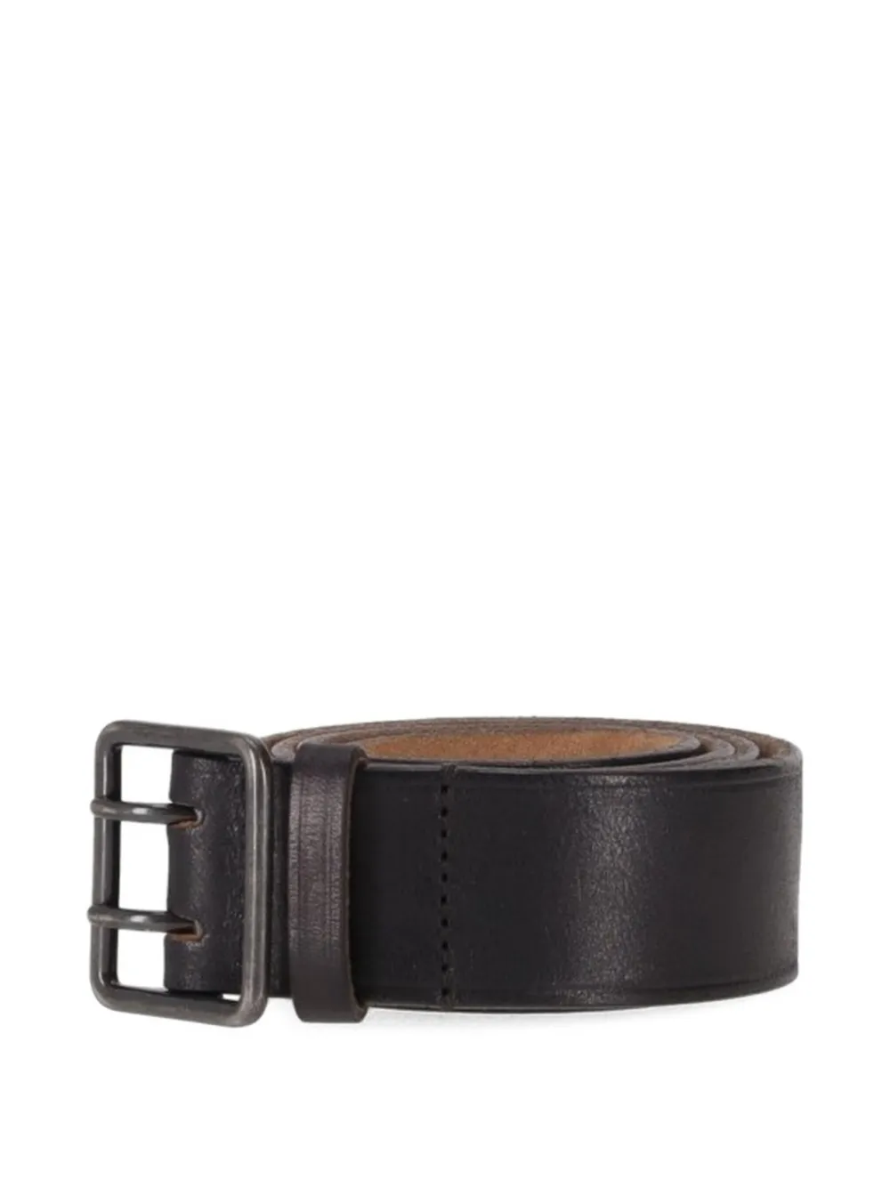 Dsquared2 Perforated Buckle Belts Smooth Finish In Brown