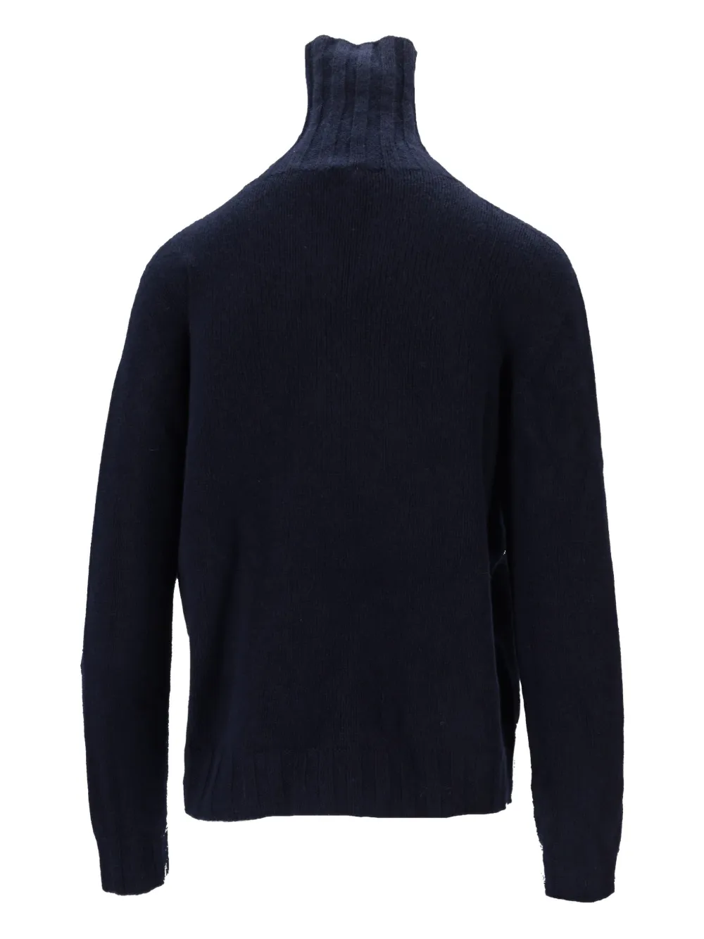 La Rose Roll-neck Sweater In Blue