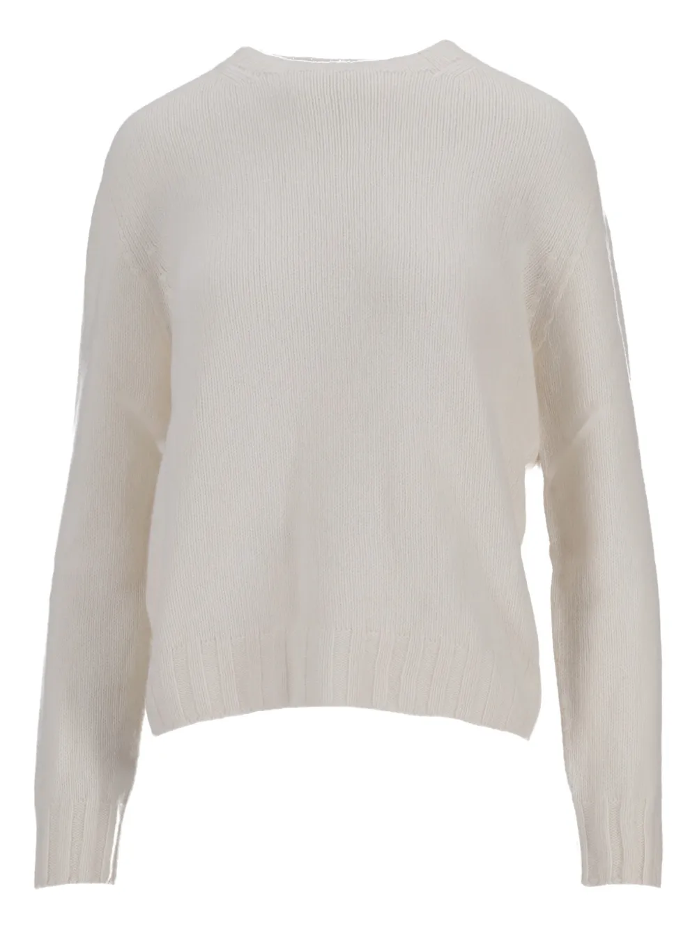 La Rose Crew-neck Sweater In Neutral