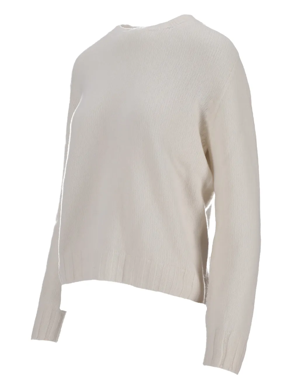 La Rose Crew-neck Sweater In Neutral