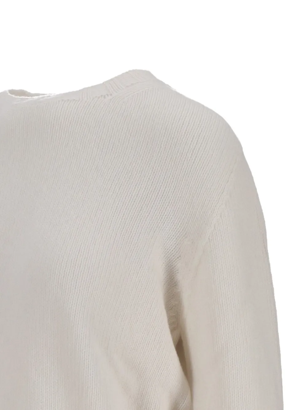  La-rose Crew-neck Sweater - Neutrals 