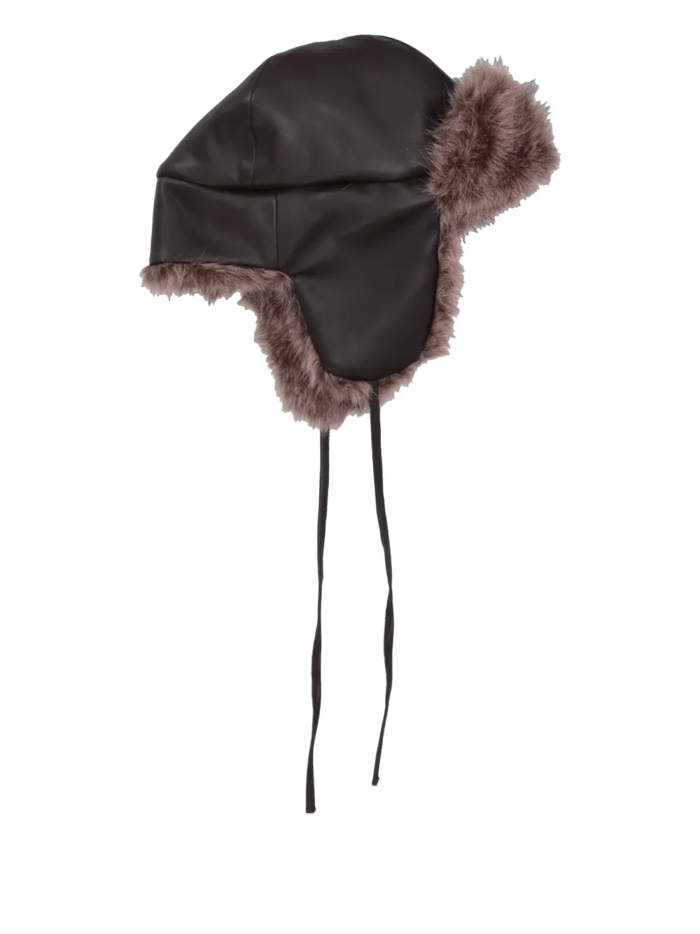 P.a.r.o.s.h Fur-trim Hat In Brown