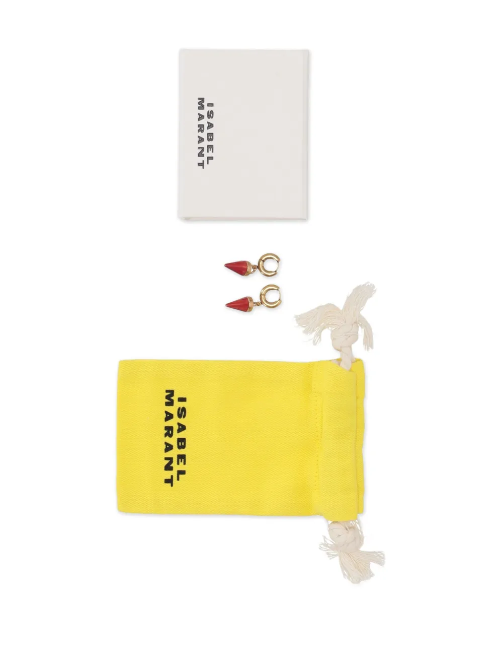 Isabel Marant Be With You Drop Earrings In Red