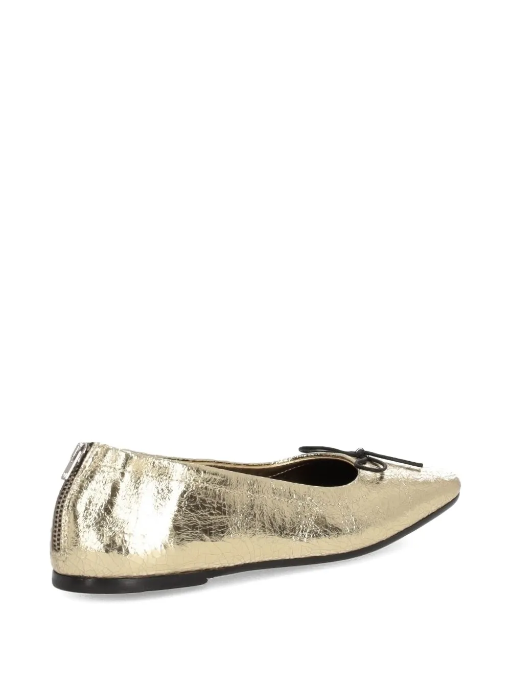 Golden Goose Amy gekreukte ballerina's - Goud
