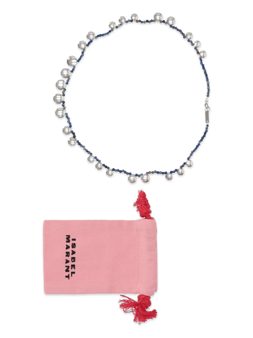 ISABEL MARANT Adriel halsketting met kralen - Zilver