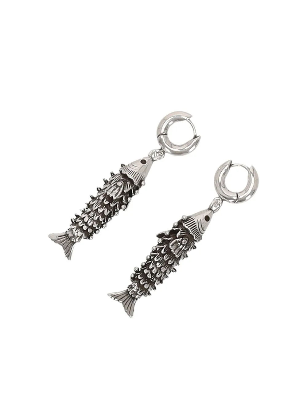 ISABEL MARANT pendant fish earrings - Zilver