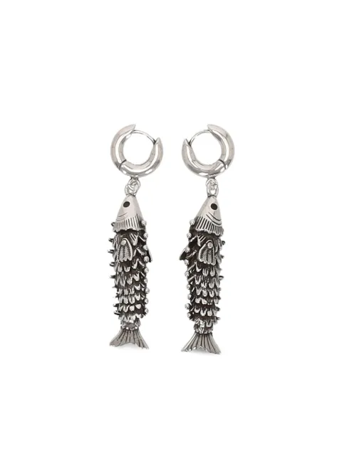 ISABEL MARANT aretes con dije de pez