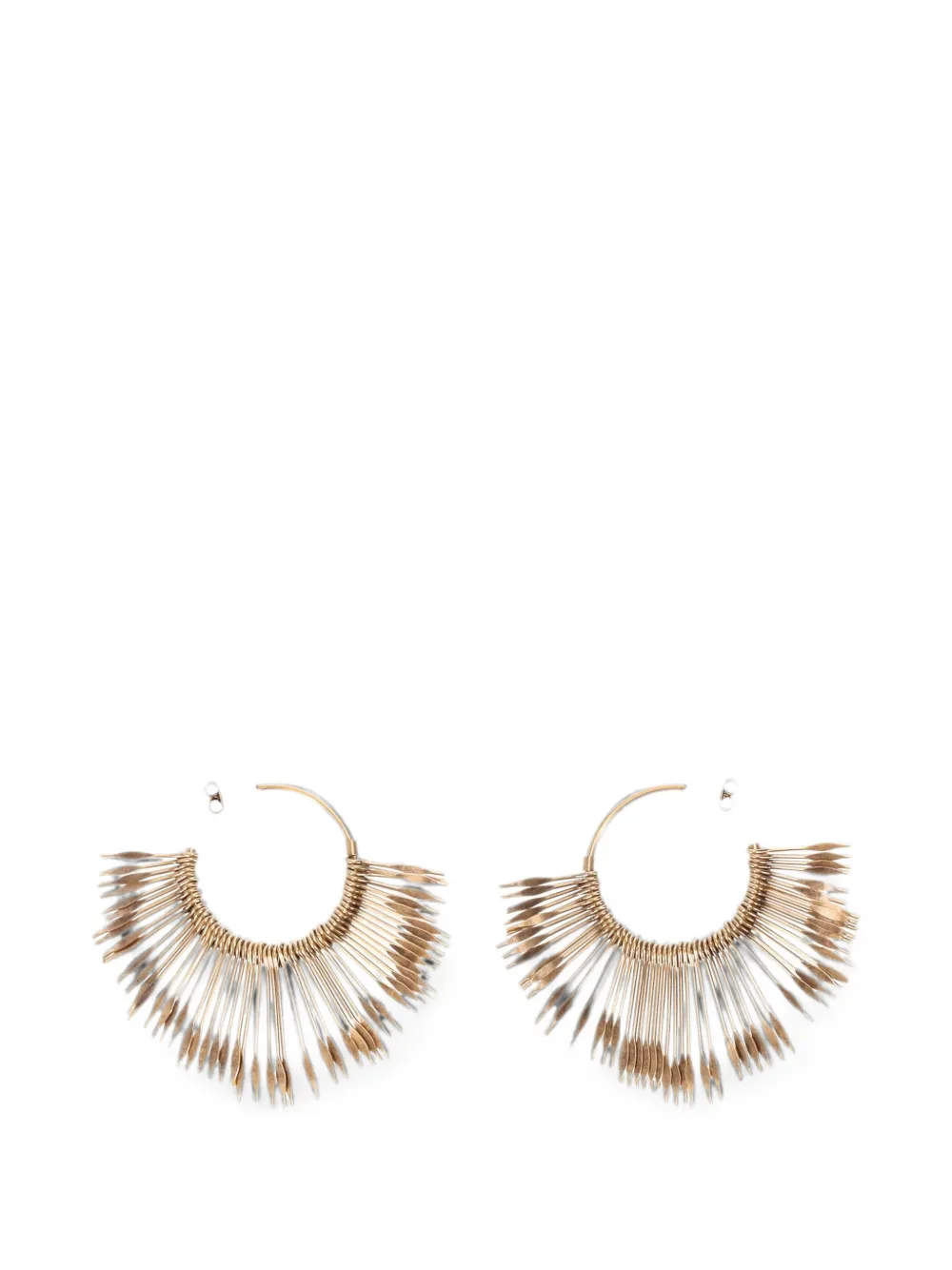 ISABEL MARANT Aria hoop earrings - Gold