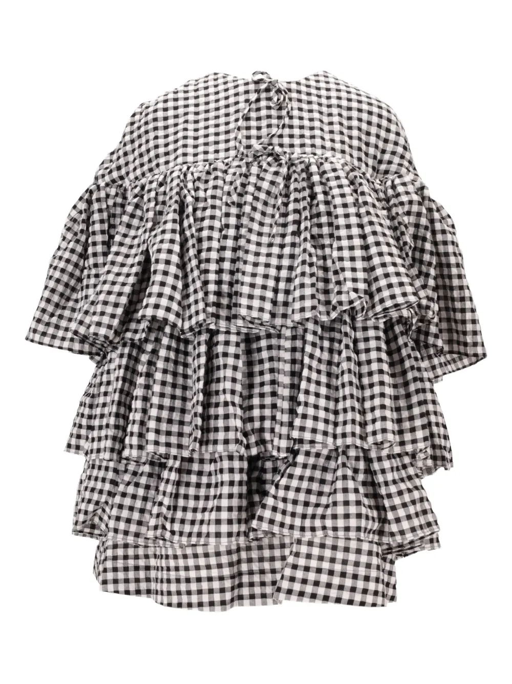 MERYLL ROGGE robe courte volantée | noir | Image 1