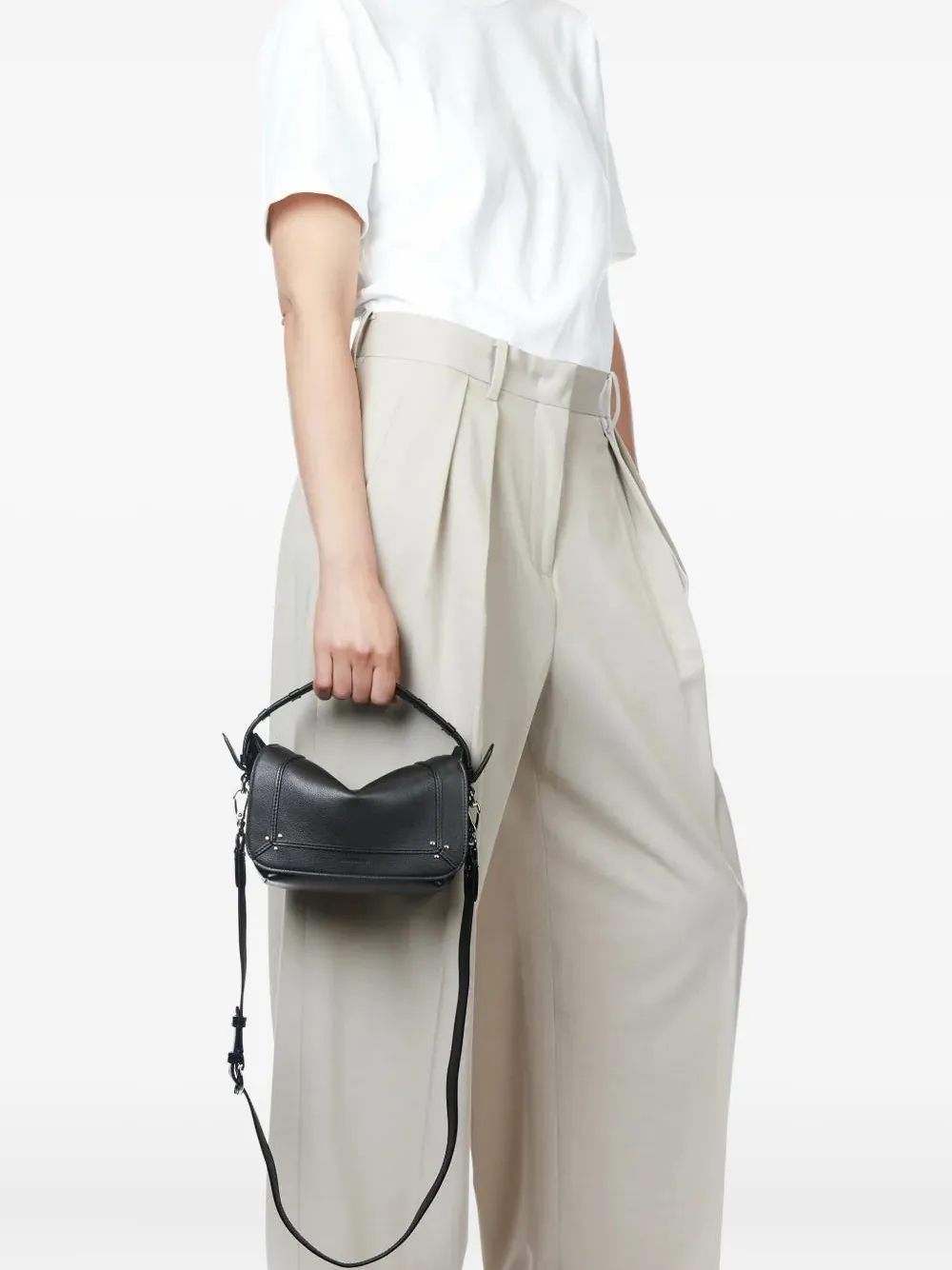 Jérôme Dreyfuss S Pepito leather tote bag - Zwart
