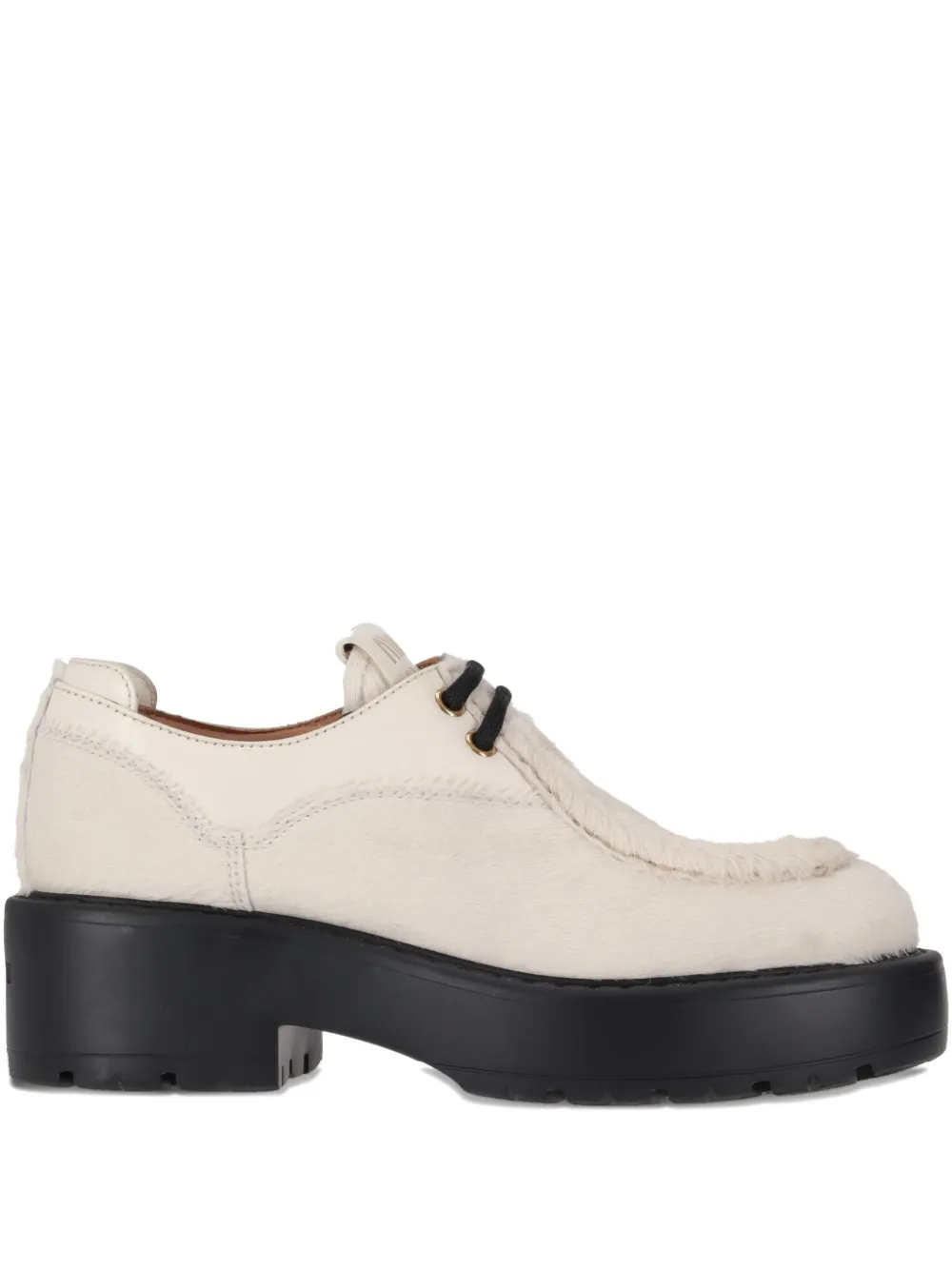 Miu Miu 55mm platform leather shoes | Neutrals | Image 1