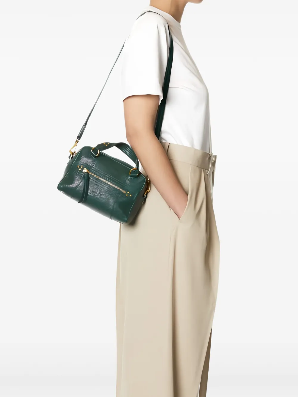 Jérôme Dreyfuss Lucky Bowling mini-shopper Groen