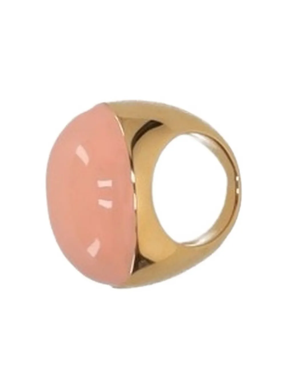 Marni dome-detail ring - Roze