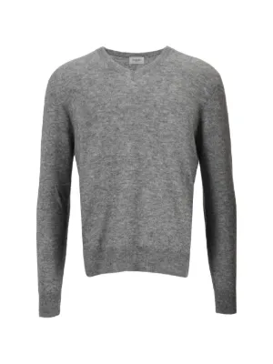 Saint Laurent クルーネック プルオーバー | グレー | FARFETCH JP