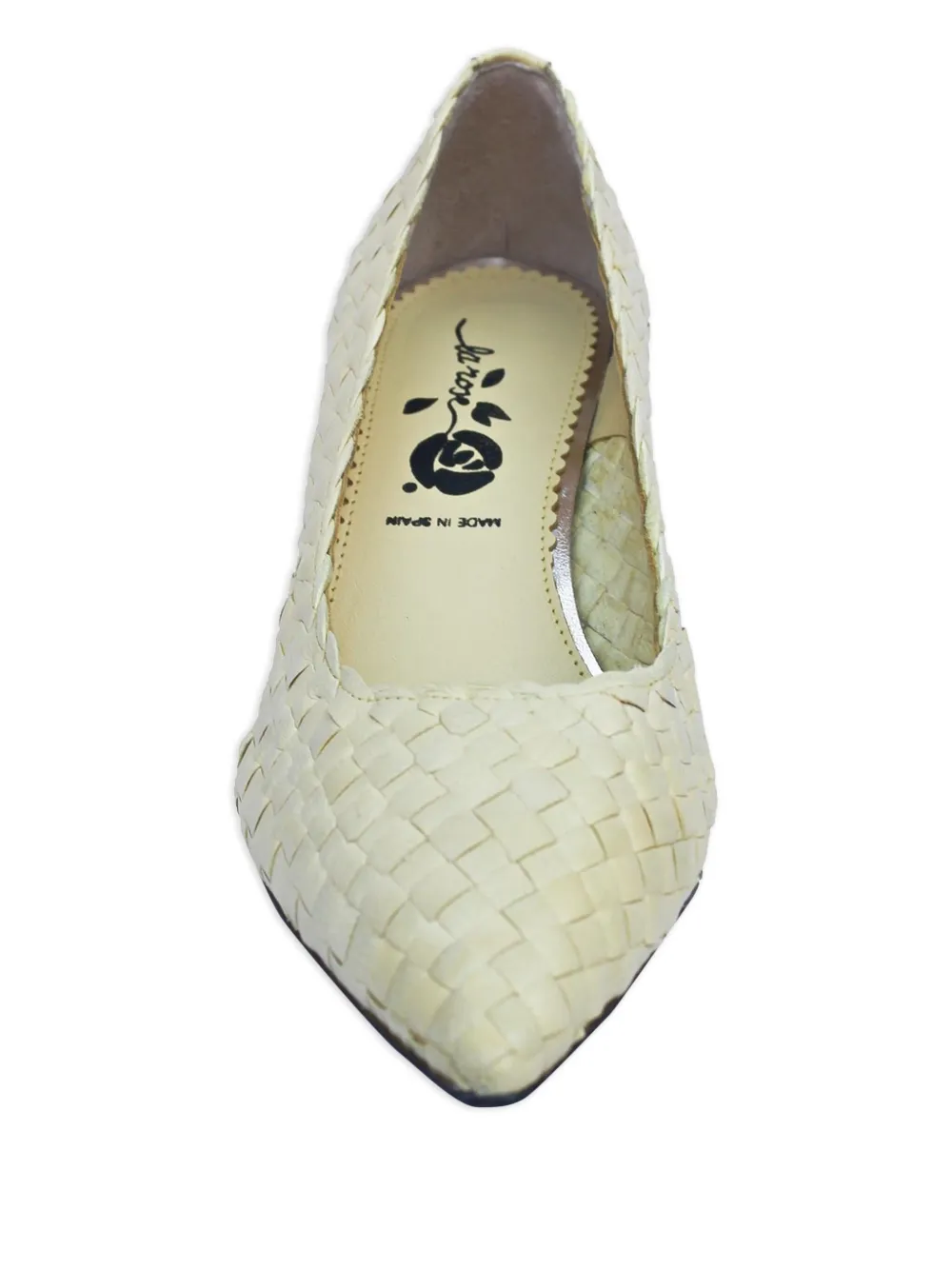 La Rose Carol Woven-design Pumps In Multi